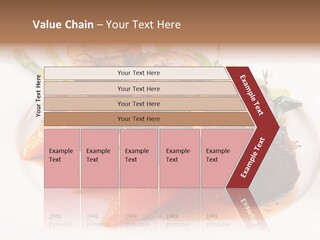 Plate Potato Asparagus PowerPoint Template