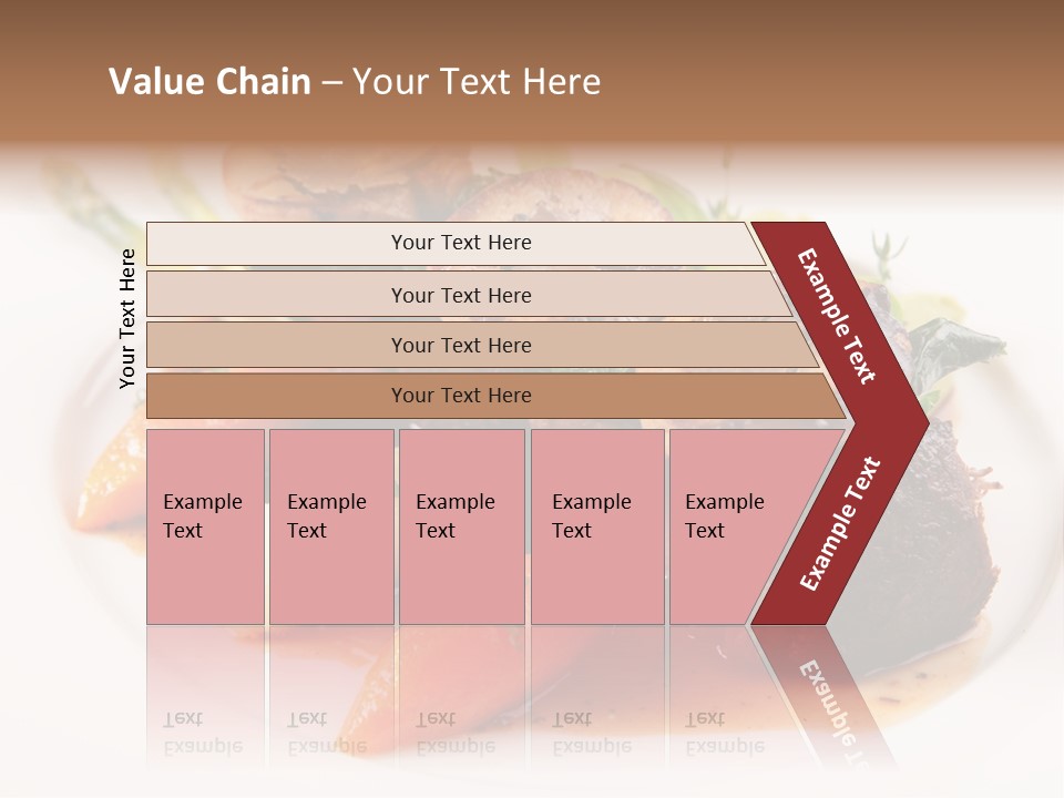 Plate Potato Asparagus PowerPoint Template
