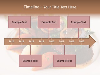 Plate Potato Asparagus PowerPoint Template