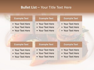 Plate Potato Asparagus PowerPoint Template