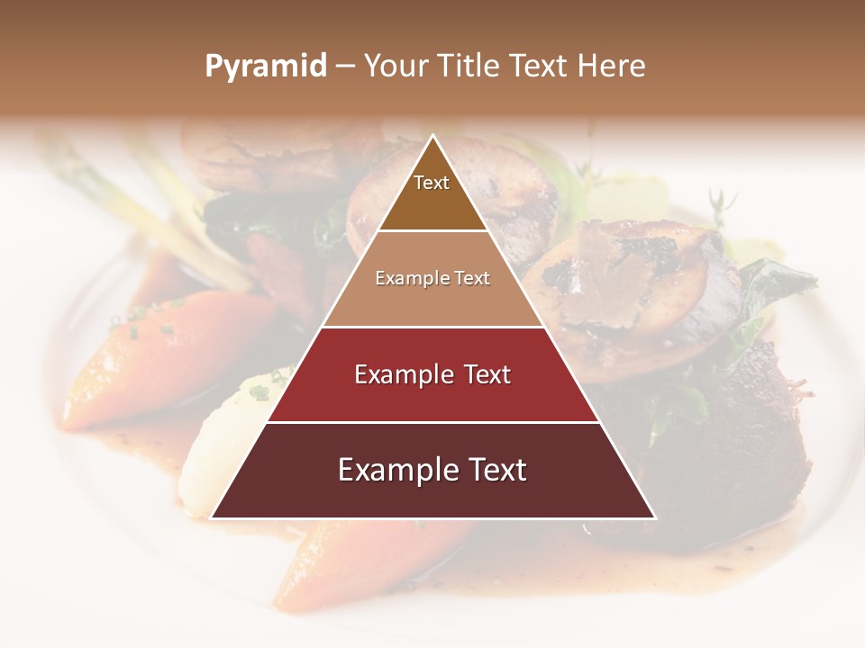 Plate Potato Asparagus PowerPoint Template