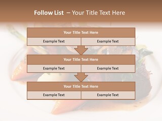 Plate Potato Asparagus PowerPoint Template