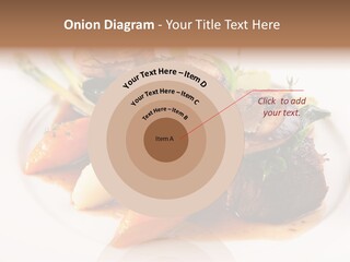 Plate Potato Asparagus PowerPoint Template