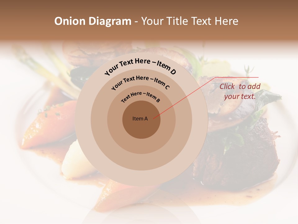 Plate Potato Asparagus PowerPoint Template