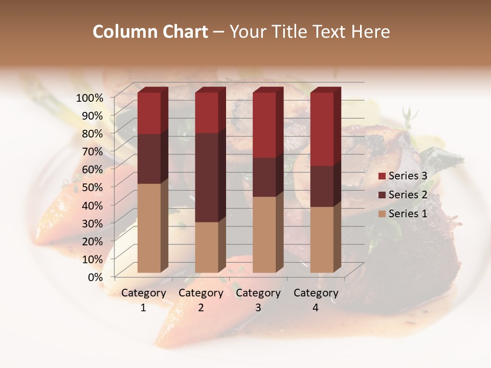 Plate Potato Asparagus PowerPoint Template