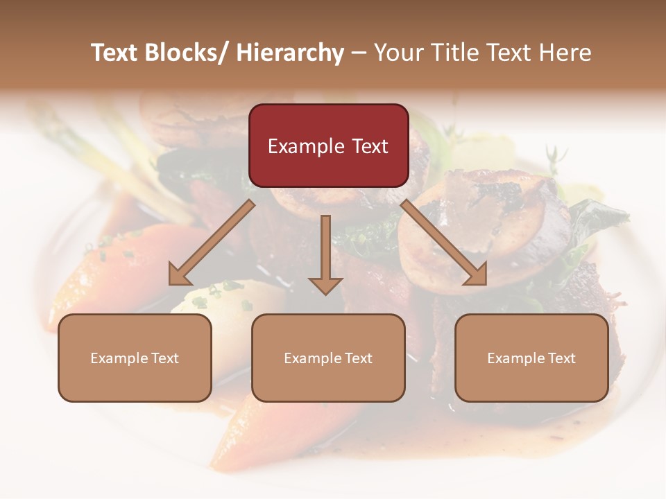 Plate Potato Asparagus PowerPoint Template
