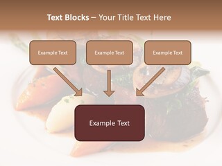 Plate Potato Asparagus PowerPoint Template