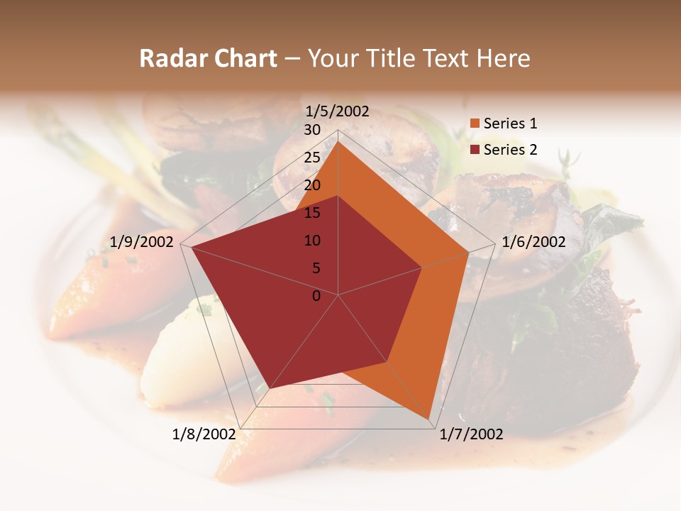 Plate Potato Asparagus PowerPoint Template
