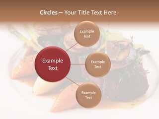 Plate Potato Asparagus PowerPoint Template