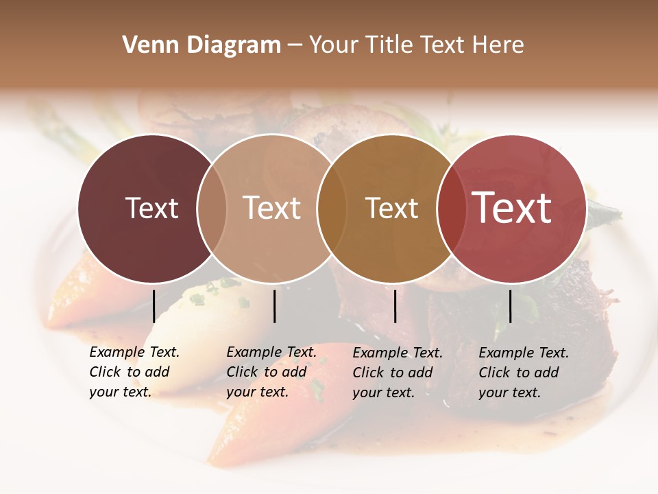 Plate Potato Asparagus PowerPoint Template