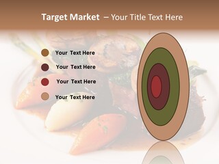 Plate Potato Asparagus PowerPoint Template