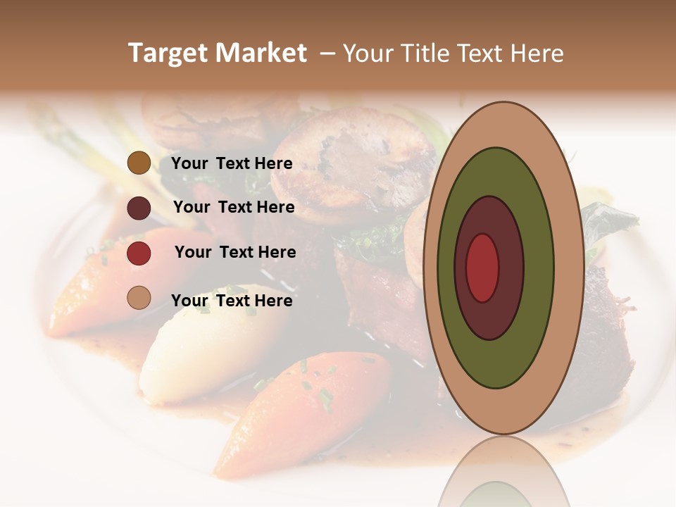 Plate Potato Asparagus PowerPoint Template
