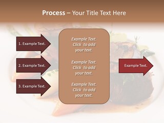 Plate Potato Asparagus PowerPoint Template