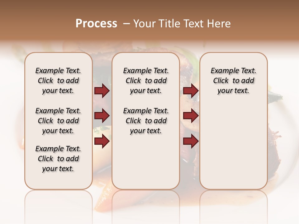 Plate Potato Asparagus PowerPoint Template