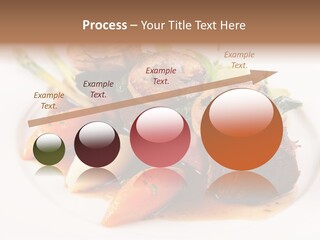 Plate Potato Asparagus PowerPoint Template