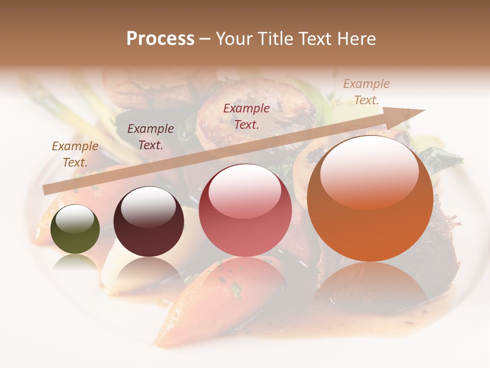 Plate Potato Asparagus PowerPoint Template
