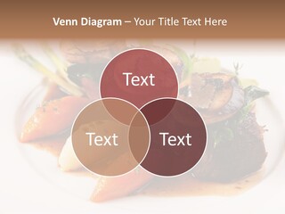 Plate Potato Asparagus PowerPoint Template