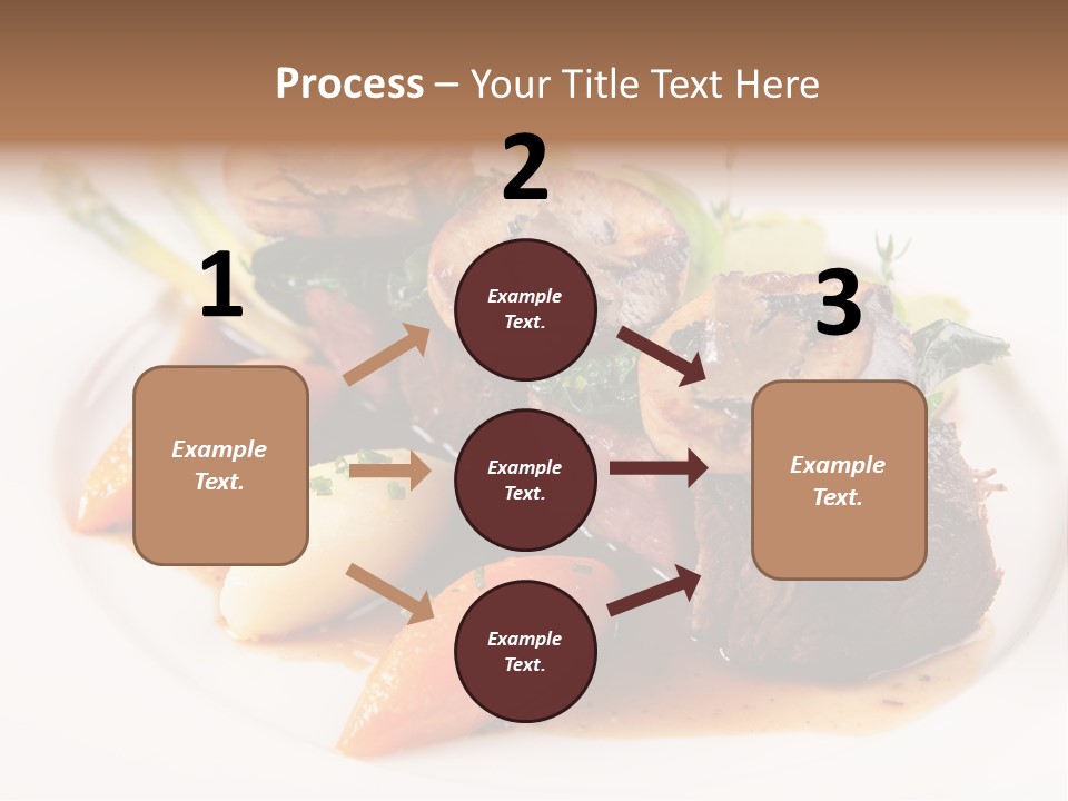 Plate Potato Asparagus PowerPoint Template