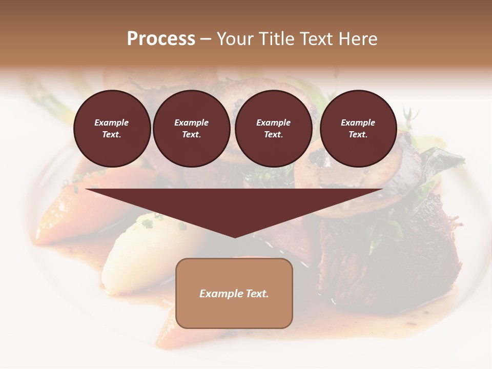 Plate Potato Asparagus PowerPoint Template