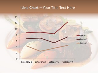 Plate Potato Asparagus PowerPoint Template