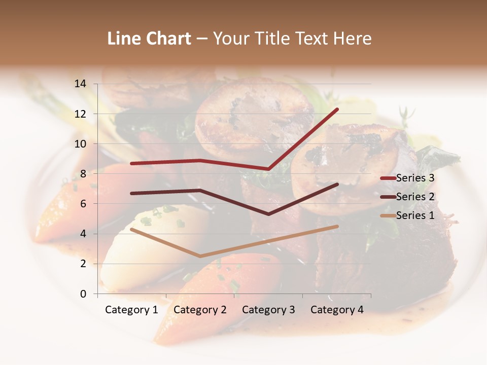 Plate Potato Asparagus PowerPoint Template