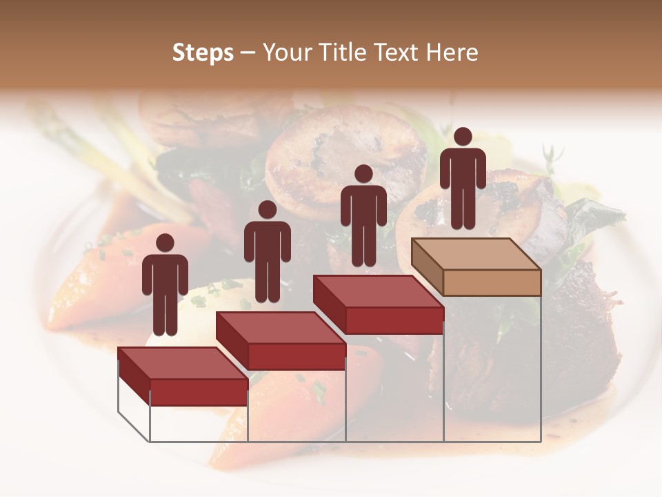 Plate Potato Asparagus PowerPoint Template