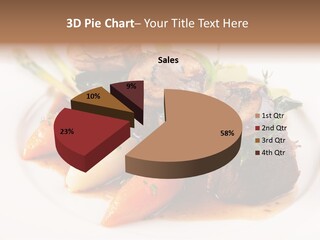 Plate Potato Asparagus PowerPoint Template
