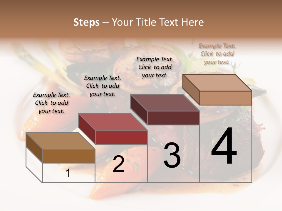 Plate Potato Asparagus PowerPoint Template