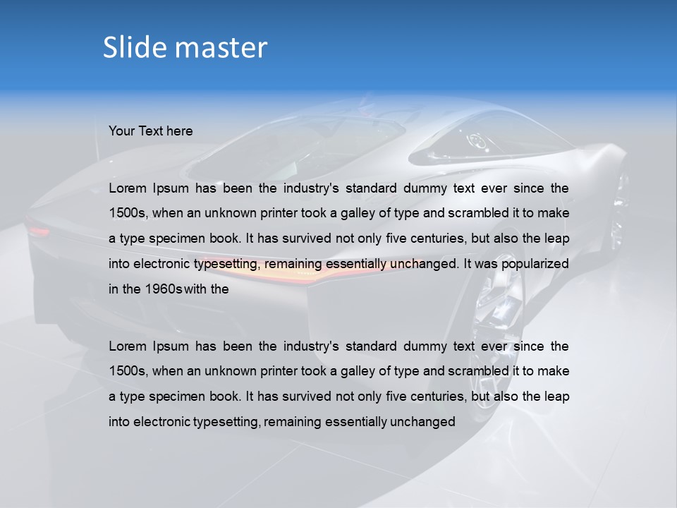 Jaguar Fast Modern PowerPoint Template