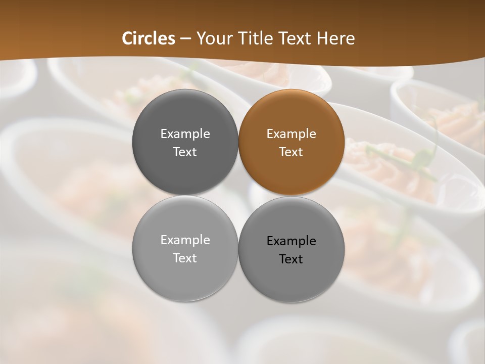 Plate Mouthwatering Softfocus PowerPoint Template