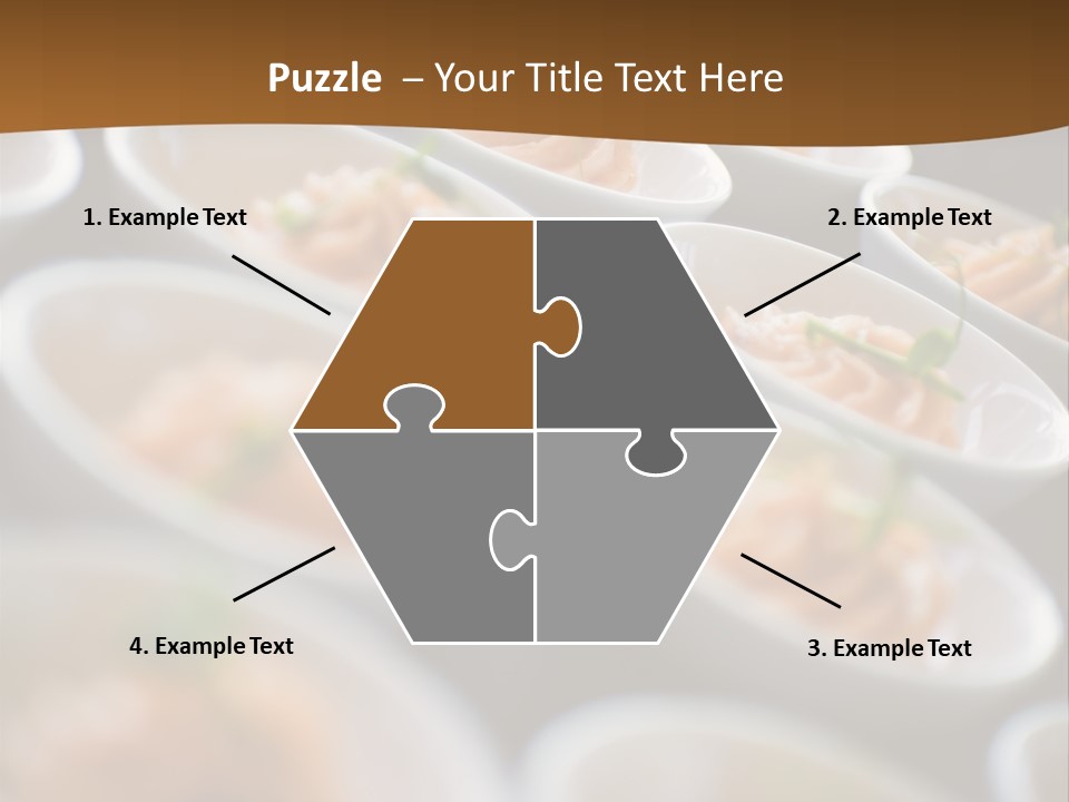 Plate Mouthwatering Softfocus PowerPoint Template