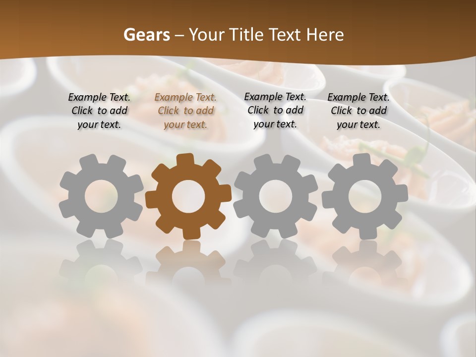 Plate Mouthwatering Softfocus PowerPoint Template