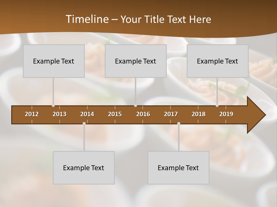 Plate Mouthwatering Softfocus PowerPoint Template
