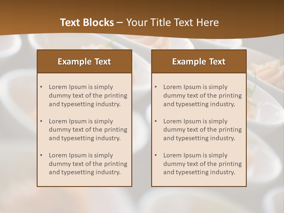 Plate Mouthwatering Softfocus PowerPoint Template