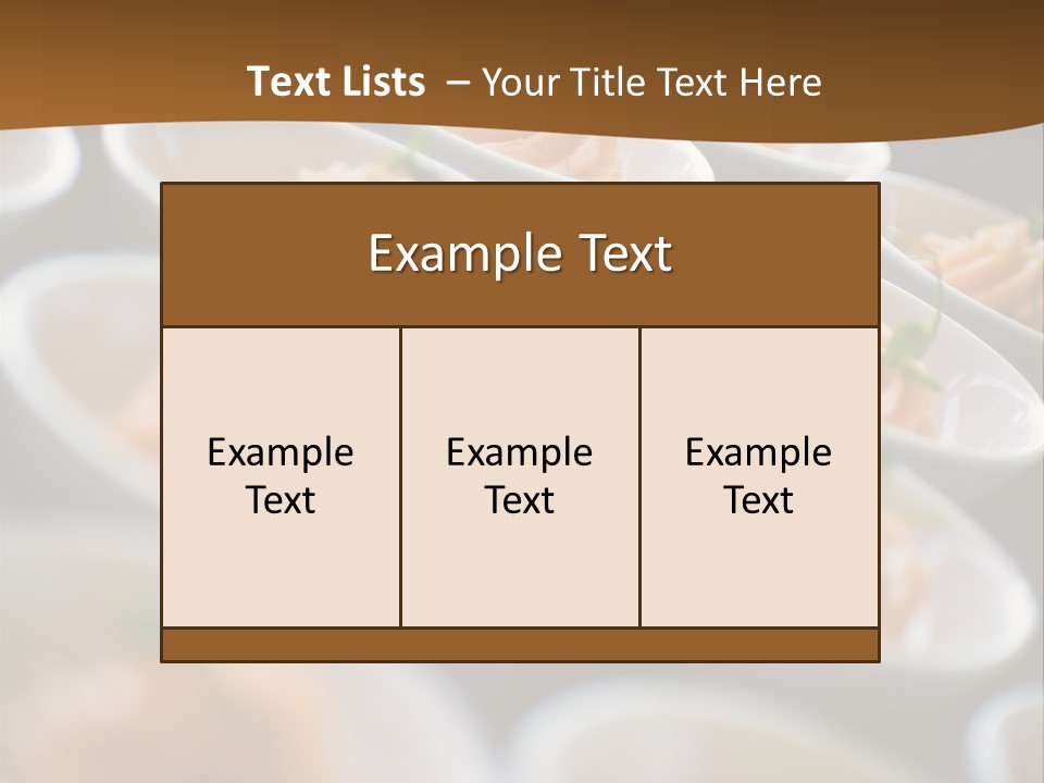 Plate Mouthwatering Softfocus PowerPoint Template
