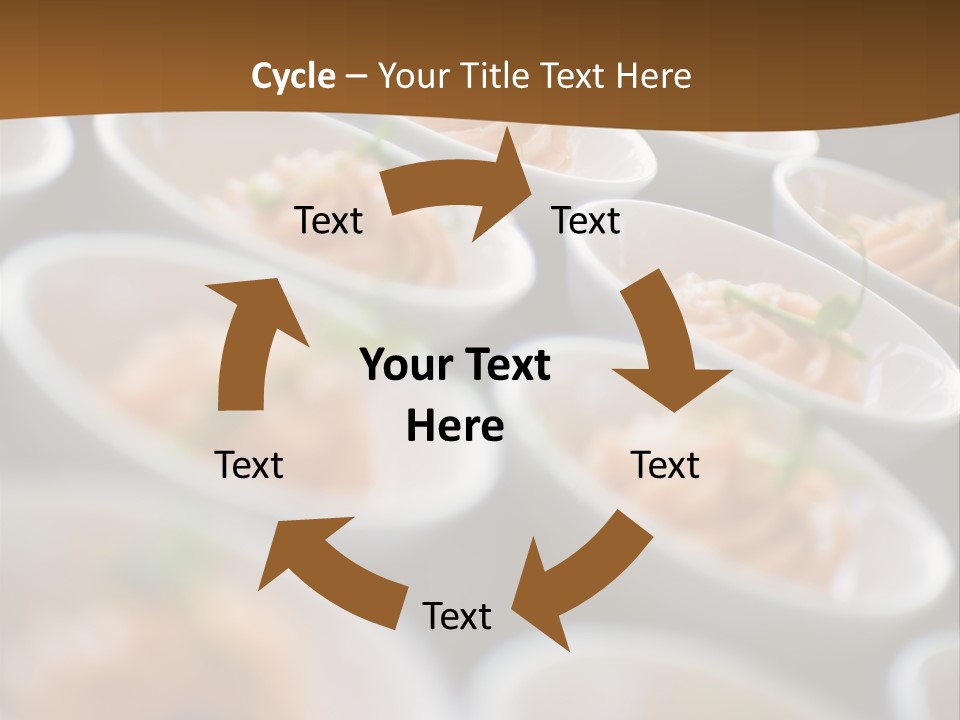 Plate Mouthwatering Softfocus PowerPoint Template