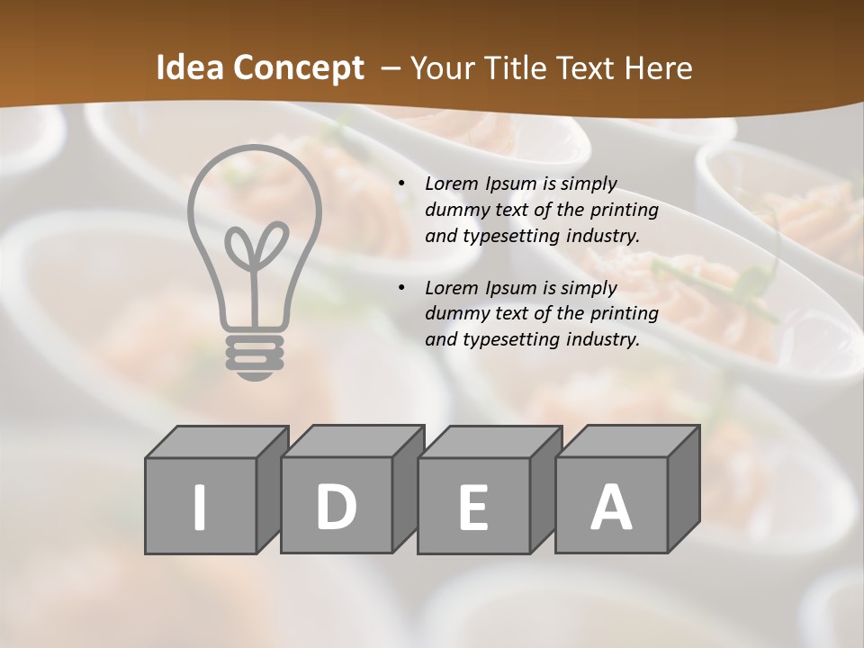 Plate Mouthwatering Softfocus PowerPoint Template