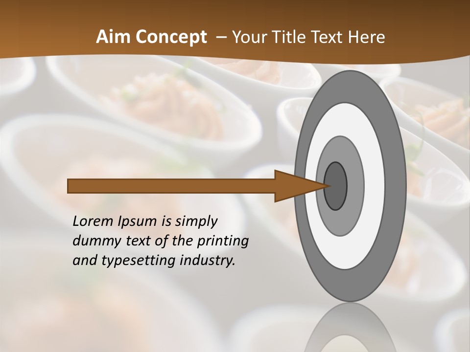 Plate Mouthwatering Softfocus PowerPoint Template