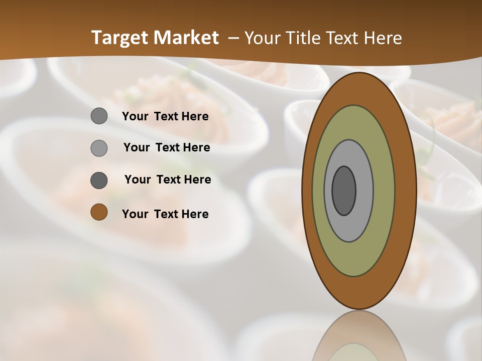 Plate Mouthwatering Softfocus PowerPoint Template