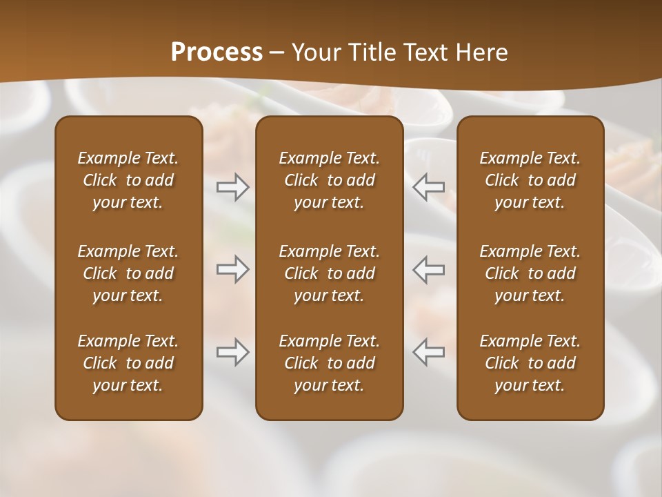 Plate Mouthwatering Softfocus PowerPoint Template