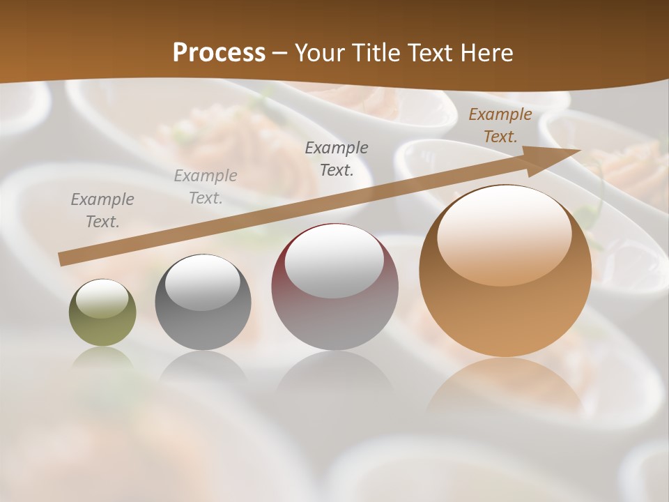 Plate Mouthwatering Softfocus PowerPoint Template