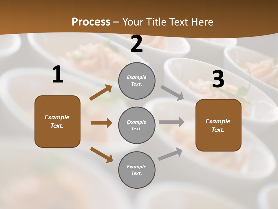 Plate Mouthwatering Softfocus PowerPoint Template