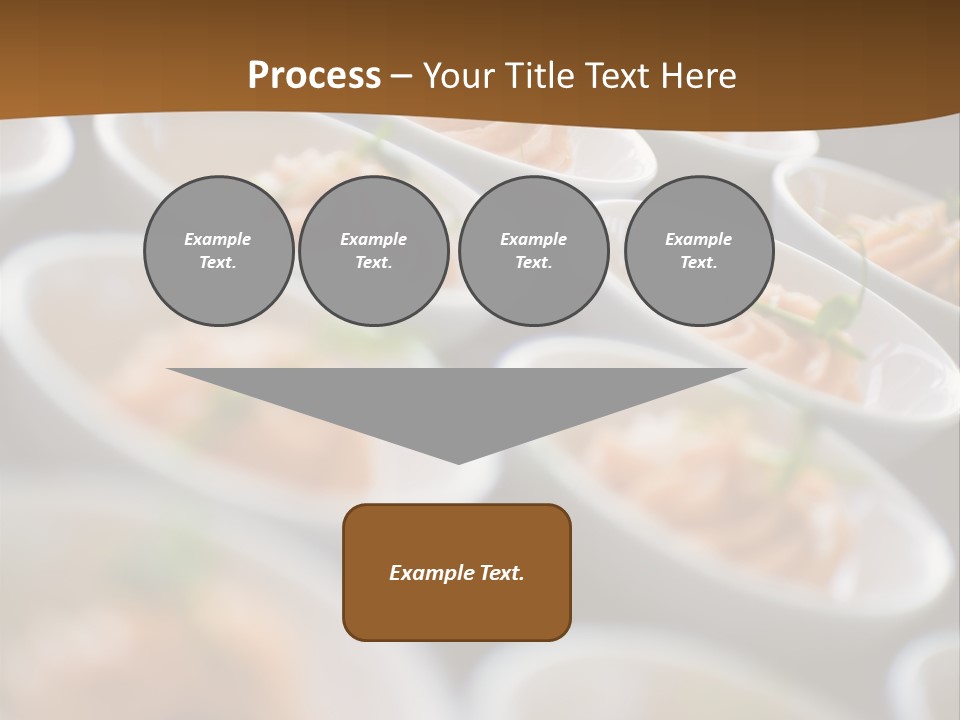 Plate Mouthwatering Softfocus PowerPoint Template