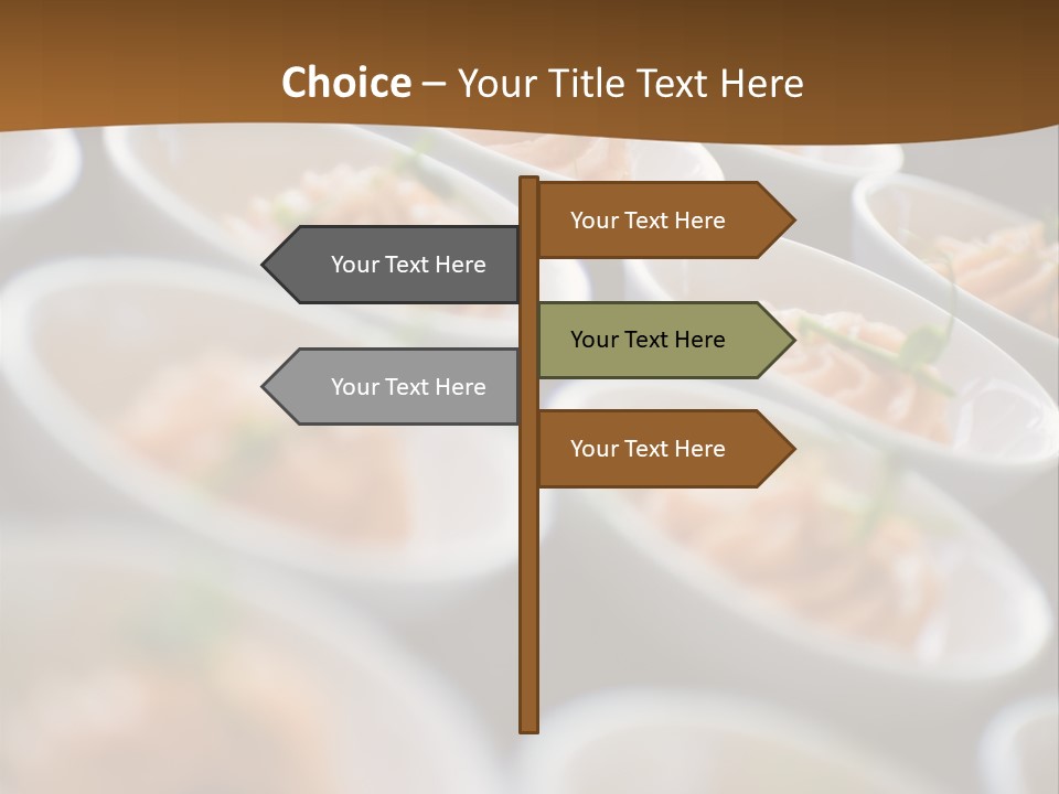 Plate Mouthwatering Softfocus PowerPoint Template