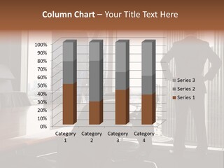 Cup Chairs Waiting PowerPoint Template