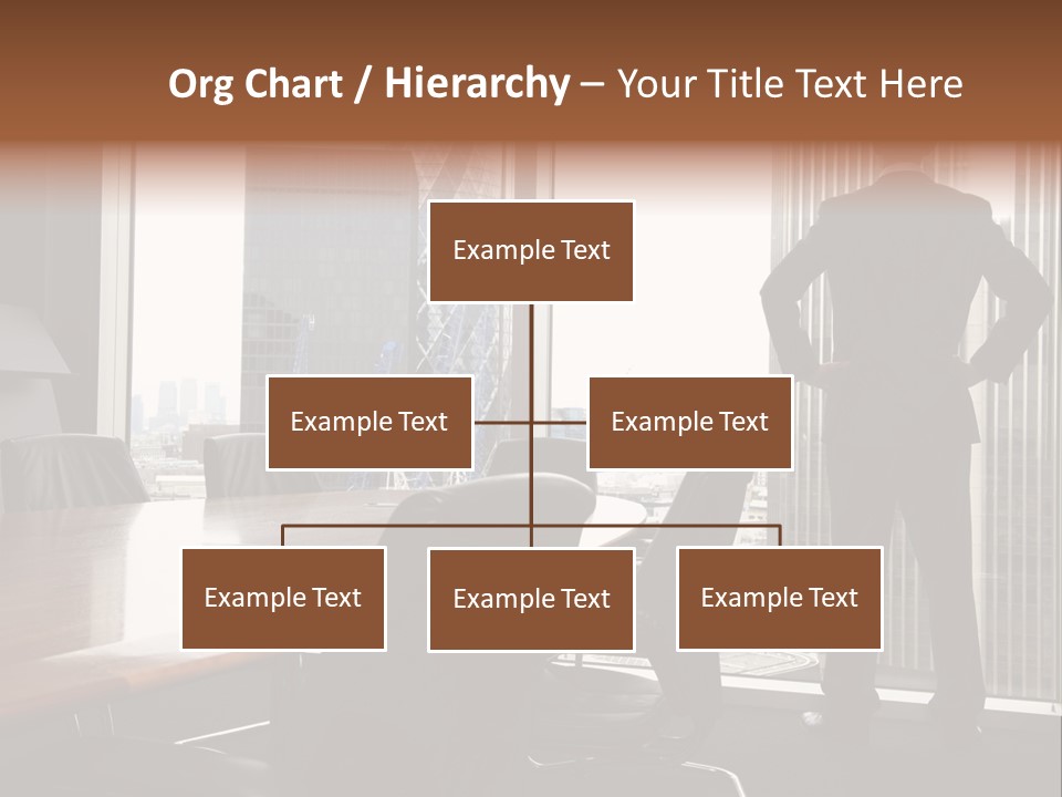 Cup Chairs Waiting PowerPoint Template