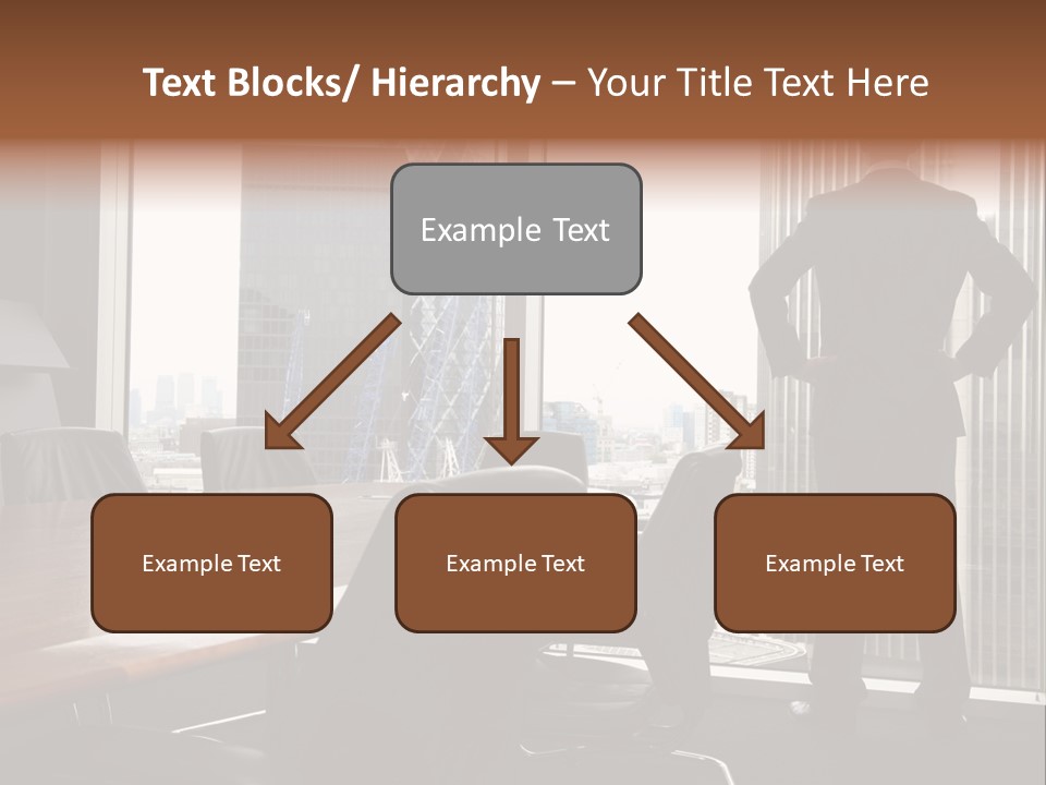 Cup Chairs Waiting PowerPoint Template