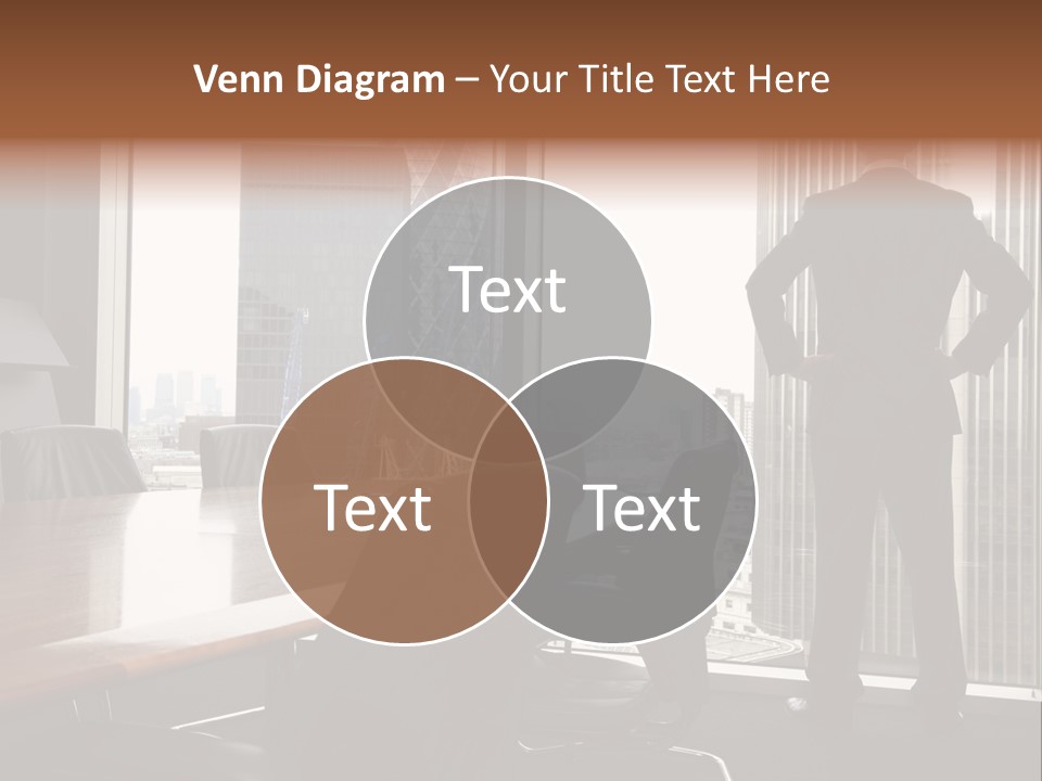 Cup Chairs Waiting PowerPoint Template