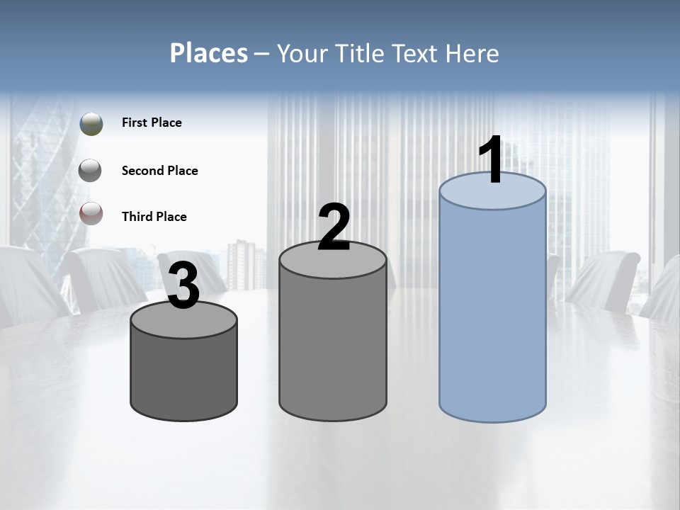 Empty Conference Reflection PowerPoint Template