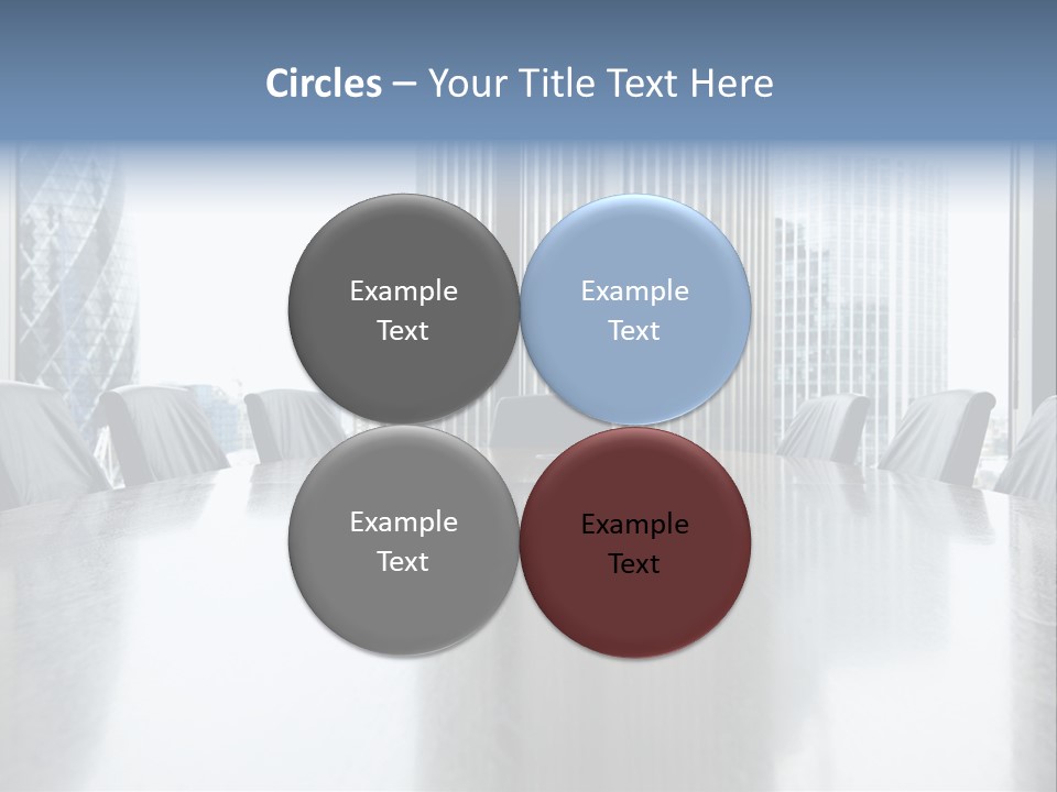 Empty Conference Reflection PowerPoint Template